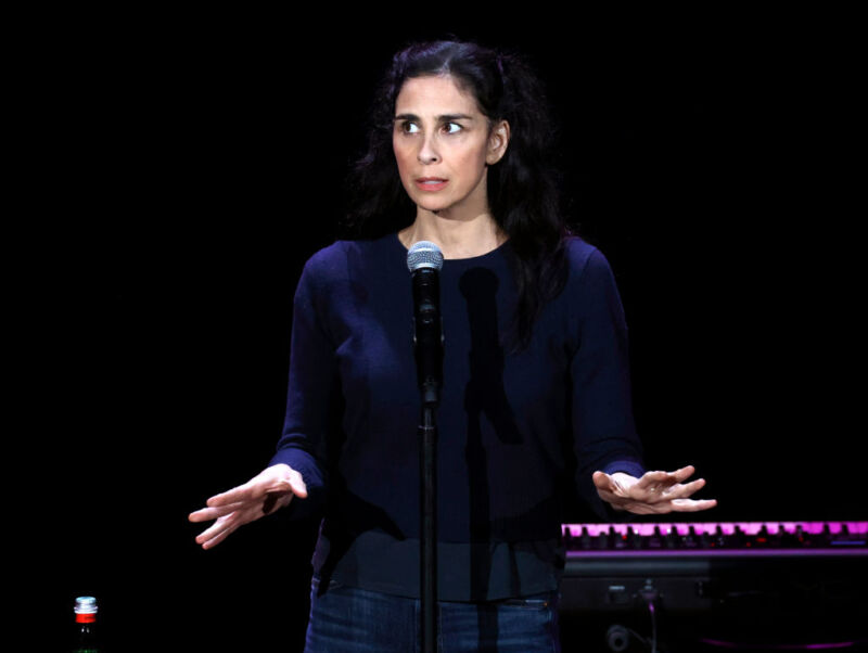 Comedian and author Sarah Silverman.