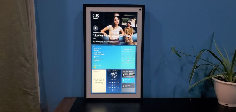 Amazon's Echo Show 15 is about the largest smart display you can find. 